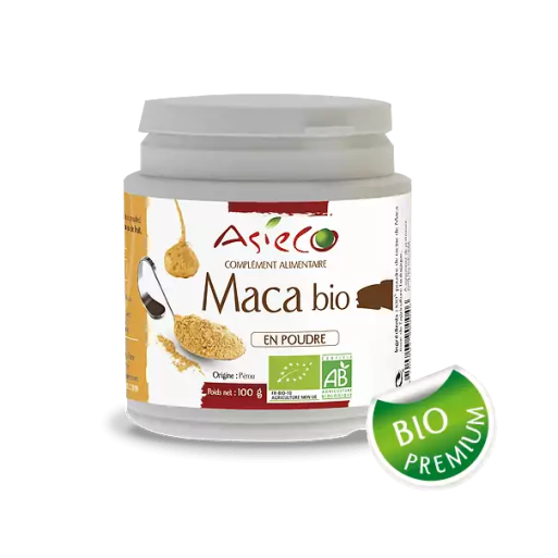 Maca BIO en poudre - Origine Pérou - Qualité Premium - Pot de 100g