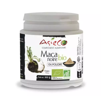 Maca Noire BIO en poudre - Origine Pérou - Qualité Premium - Pot de 100g