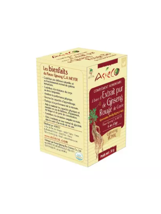 Koreaanse Rode Ginseng | Prestige Kwaliteit| Rg1+Rb1 25.5mg/g|Vial 40g