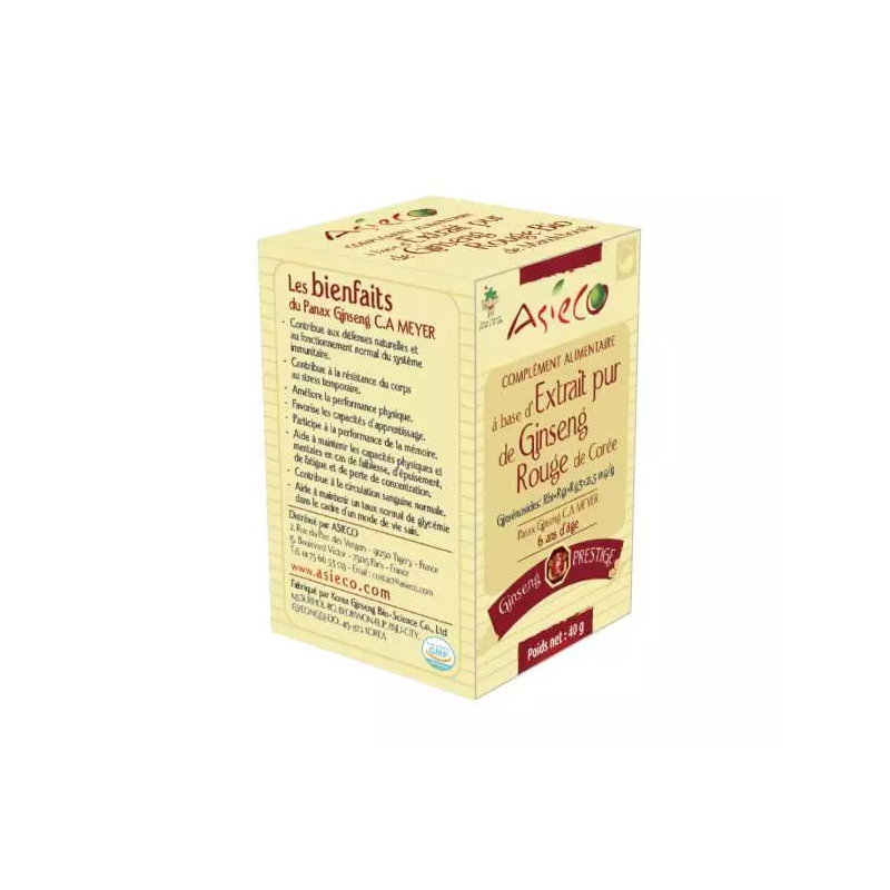 Korean Red Ginseng | Prestige Quality| Rg1+Rb1 25.5mg/g|Vial 40g