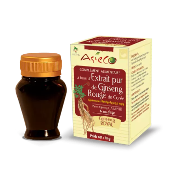 Ginseng Rouge de Corée -  Qualité Prestige -  Hautement dosé