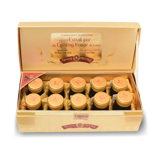 Ginseng Rojo Coreano | Calidad Prestige| Rg1+Rb1 25,5mg/g|Vial 40g
