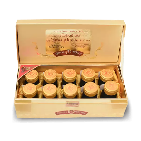 Roter Ginseng aus Korea | Prestige Qualität| Rg1+Rb1 25.5mg/g|Flakon 40g