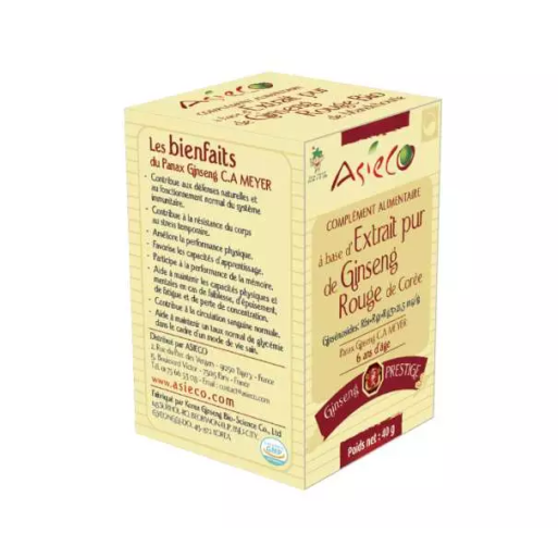 Koreaanse Rode Ginseng | Prestige Kwaliteit| Rg1+Rb1 25.5mg/g|Vial 40g