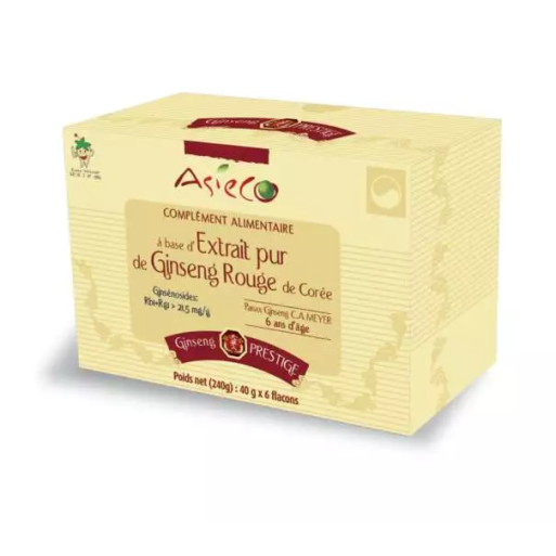 Roter Ginseng aus Korea | Prestige Qualität| Rg1+Rb1 25.5mg/g|Flakon 40g