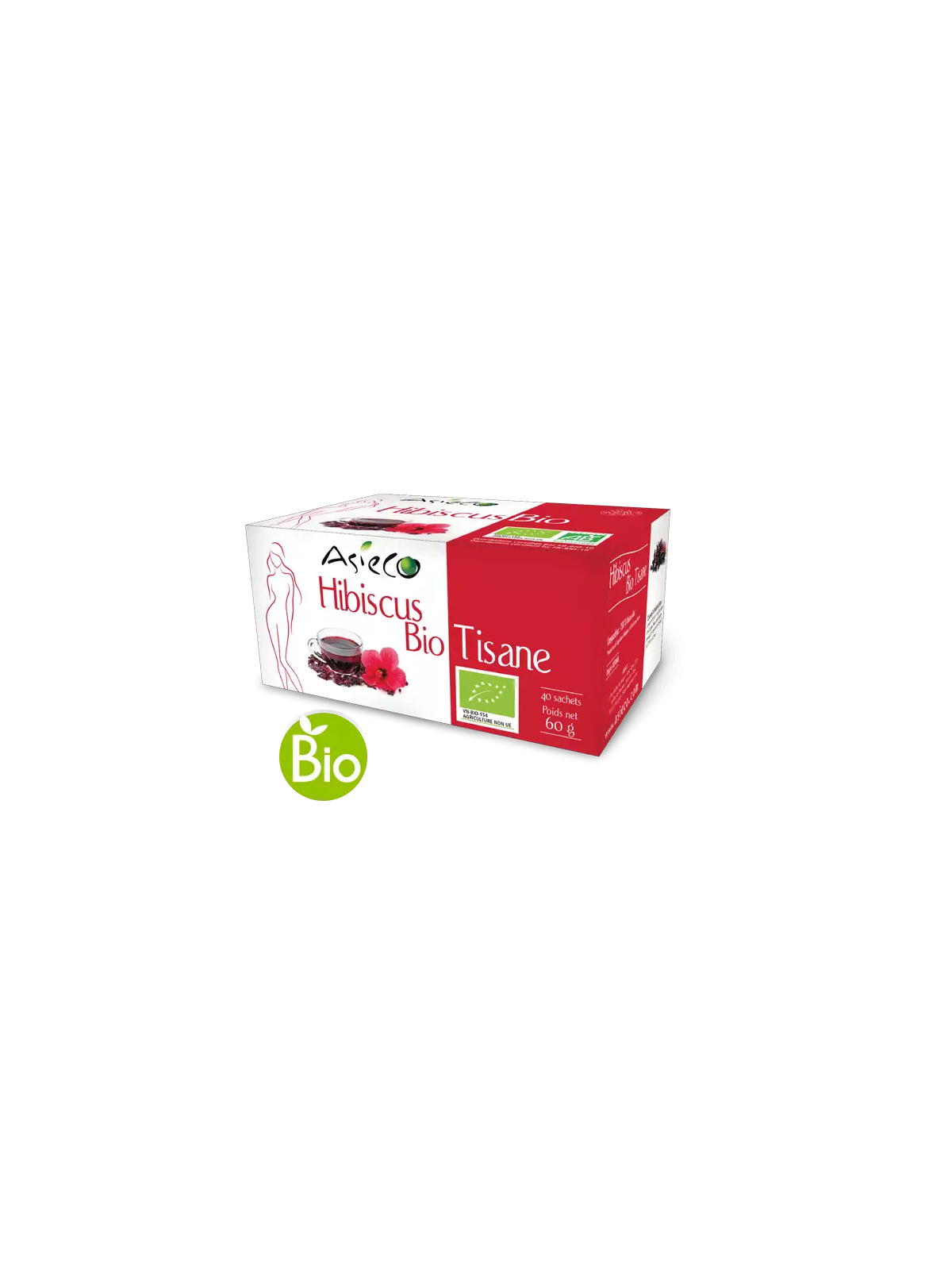 Tisane Hibiscus Bio – infusion en sachets