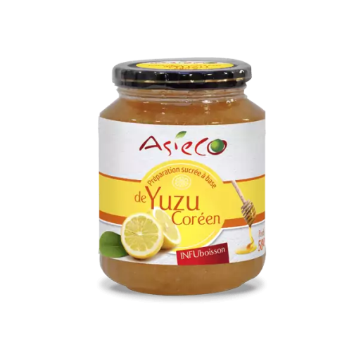 Préparation sucrée Citron Yuzu de Corée 580 g | Yujacha (thé au yuzu)