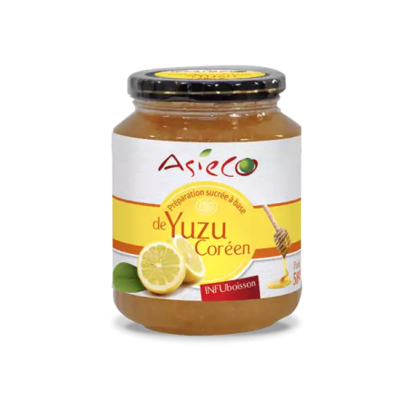 Préparation sucrée Citron Yuzu de Corée 580 g | Yujacha (thé au yuzu)